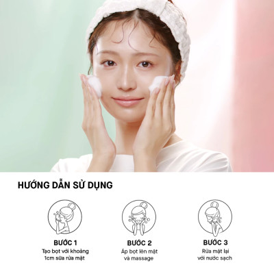 Sữa Rửa Mặt Rosette Làm Giảm Mụn Face Wash Pasta Acne Clear 120G