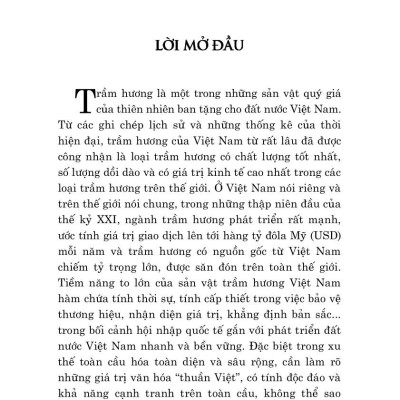 Văn hóa trầm hương Việt Nam (Sách chuyên khảo)