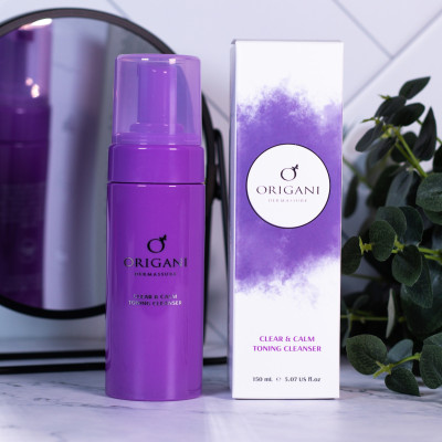 Sữa Rửa Mặt Origani Dermassure (Phiên Bản 2020) -  Clear & Calm Toning Cleanser - Có Chứng Nhận Hữu Cơ  - Xuất Xứ Úc - Giúp làm Sạch Bụi Bẩn Bã Nhờn, Cân Bằng Độ PH Và Kiềm Dầu 