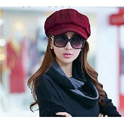 Nón beret nữ mũ nồi lưỡi trai thời trang thu đông dona22112101