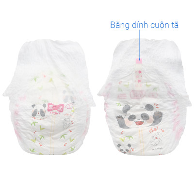Bỉm - Tã quần Moony Blue size L Girl 44 miếng (Cho bé 9~14kg)
