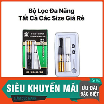 Bộ Đầu Lọc Thuốc L.á Giá Rẻ 2 Tẩu Dùng Cho Tất Cả Các Cỡ Lớn & Vừa & Nhỏ, Vệ Sinh Sử Dụng Nhiều Lần