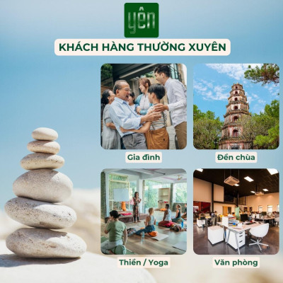 Nụ Trầm Hương Yên Loại Tuệ Sạch Tự Nhiên Ít Khói An Toàn Dùng Thiền Thờ Cúng Thư Giãn