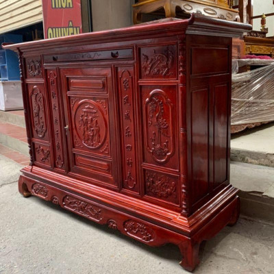 Án thờ gỗ tự nhiên giá thật