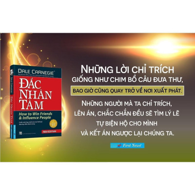Sách - Đắc Nhân Tâm - Bìa Cứng - First News