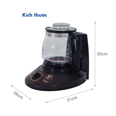 Siêu sắc thuốc bắc bằng Điện Tự động Korea King KMP-7000G Hàn Quốc cao cấp, 3Lit, công suất 330W tiết kiệm điện [Hàng chính hãng]