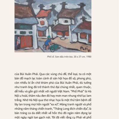 Hội Họa Bùi Xuân Phái Và Tôi