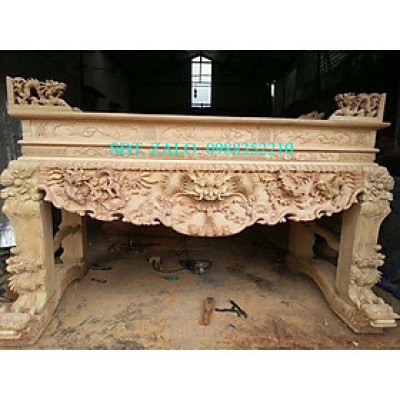 Sập thờ đẹp chân 20 gụ