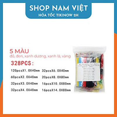 Túi Ống Co Nhiệt Đủ Màu Đủ Cỡ, Ống Gen Loại 164/328/530 Ống/Túi