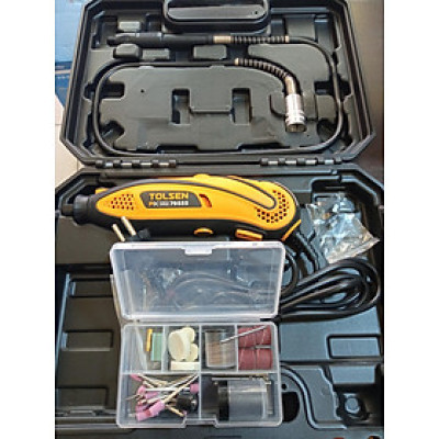 BỘ 108 CHI TIẾT MÁY MÀI MINI 135W TOLSEN 79555 - HÀNG CHÍNH HÃNG