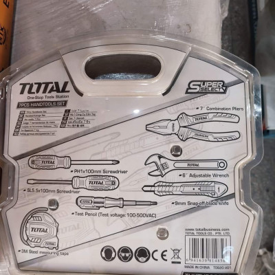 BỘ 7 DỤNG CỤ CẦM TAY TOTAL THKTHP90076 - HÀNG CHÍNH HÃNG