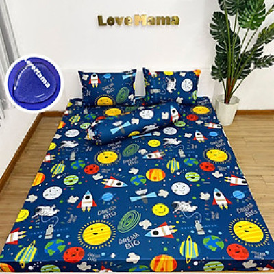 Ga chống thấm thun Lụa loại 1 chính hãng LoveMama không nóng, mềm mại thoáng mát