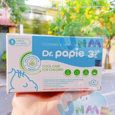 Khăn Lau Hạ Sốt Dr Papie