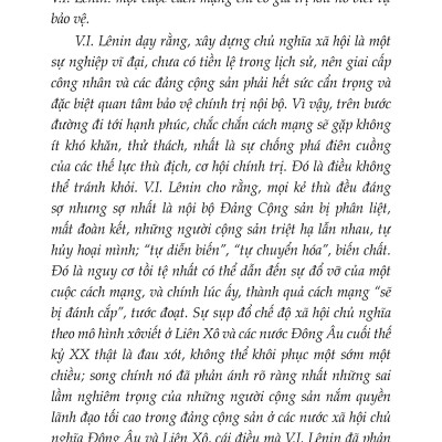Bảo Vệ Nền Tảng Tư Tưởng Của Đảng Tiếng Gọi Từ Trái Tim, Mệnh Lệnh Của Cuộc Sống