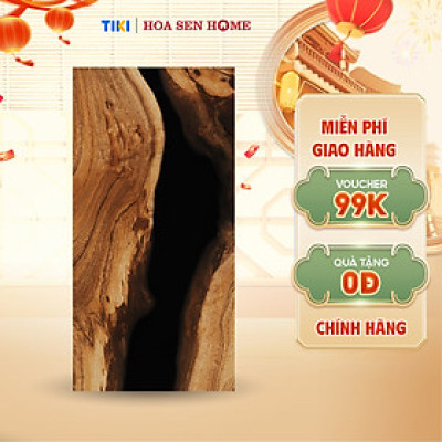 Gạch men ốp tường, lát nền LUSTRA INCEF0601200018 loại gạch granite vân gỗ tự nhiên, độ dày 8.8mm, kích thước 600mmx1200mm, thùng 2 viên - Hàng chính hãng
