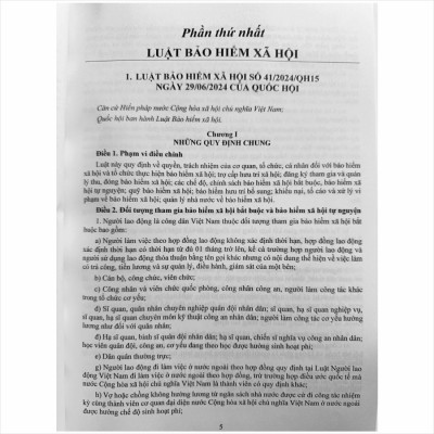 Sách Luật Bảo Hiểm Xã Hội - Luật Bảo Hiểm Y Tế - Bảo Hiểm Thất Nghiệp và Các Chính Sách Mới về Bảo Hiểm (V2430D)