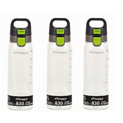 Combo 03 Bình nước nhựa Pearl Metal Charger 830ml - Nội địa Nhật Bản