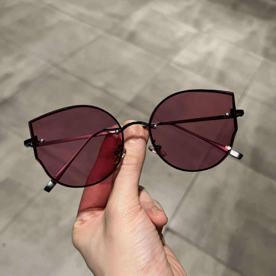 Kính râm Mắt mèo màu hồng thời trang ulzzang