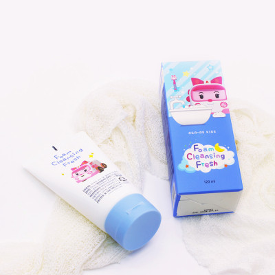 Sữa rửa mặt trẻ em POLI Foam Cleansing Fresh Hàn Quốc làm sạch da mặt dịu nhẹ và không gây kích ứng 120ml