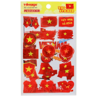 Bộ Sticker Pet Sticker - Teenage SP-012 (3 Tờ/Xấp)