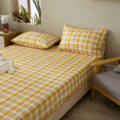 Bộ ga giường cotton Tici kẻ LIDACO cao cấp (Nhiều mẫu lựa chọn)