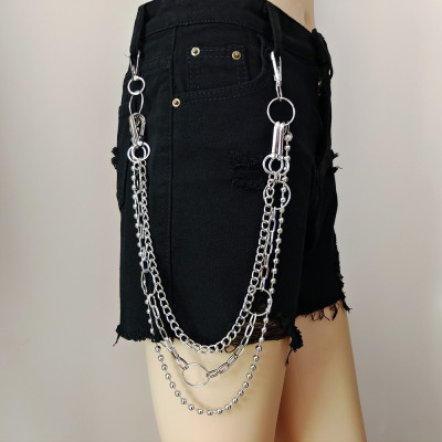 Dây đeo thắt lưng xích đeo đai quần jeans jogger quần short hot trend cá tính