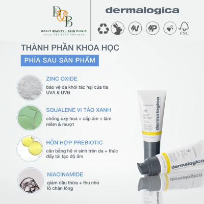 DERMALOGICA Kem Chống Nắng Vật Lý Che Phủ Lỗ Chân Lông PORESCREEN spf40