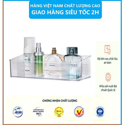 Khay dán tường trong HOKORI nhựa VIỆT NHẬT cao cấp - Đựng gia vị, đồ phòng tắm, khách, ngủ - Hàng Việt Nam