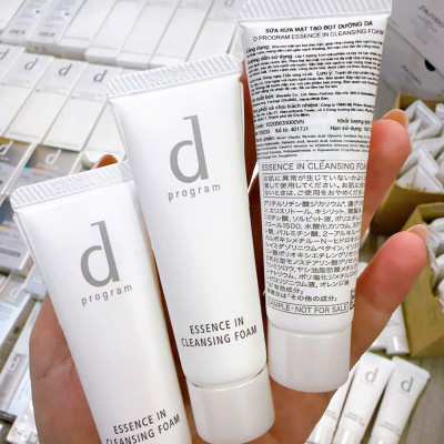 [Mini 20ml] Sửa Rửa Mặt d program Giúp Làm Sạch Và Cung Cấp Ẩm Da