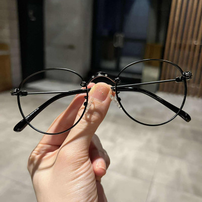 Kính Mắt tròn kim loại phong cách cổ điển