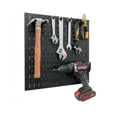 Bảng treo dụng cụ SMLIFE Pegboard cơ khí SQ – Đen