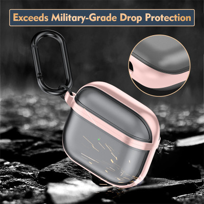 Bao Case PC Trong Suốt Viền Color cho AirPods 3 - Hàng Chính Hãng