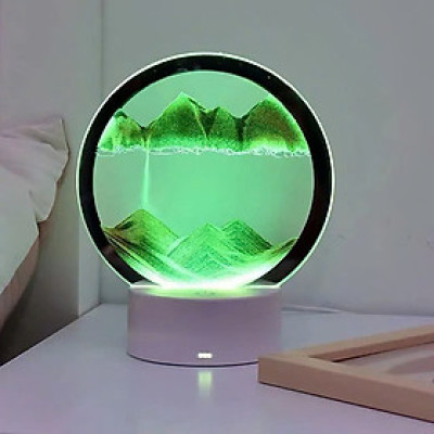 Tranh cát chảy 3D LED sáng tạo - Tranh cát giải nén để bàn Đếm ngược Trang Trí Nhà cửa - Quà lưu niệm - Giao Mầu Ngẫu Nhiên