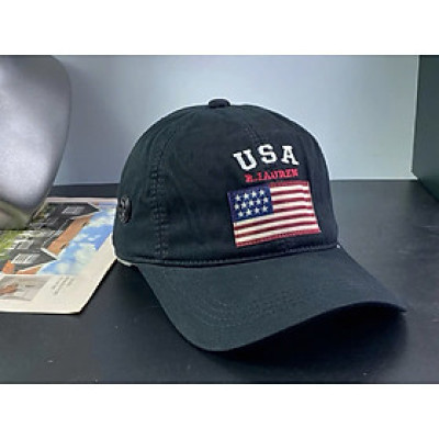 Nón kết, mũ lưỡi trai Cờ mĩ USA phối vải kaki form chuẩn thời trang cao cấp