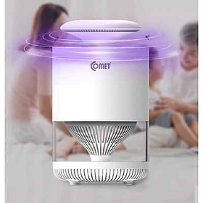 Đèn Diệt Côn Trùng COMET CM078 3W cắm điện trực tiếp, 8 bóng đèn LED, sử dụng tia ánh sáng tím và quạt hút diệt muỗi và lọc không khí