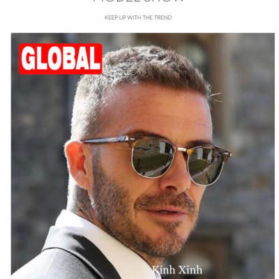 Kính râm Club Nửa Viền Dáng Cổ Điển Thời Trang