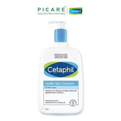 Sữa Rửa Mặt Dịu Nhẹ Cho Da Nhạy Cảm Cetaphil Gentle Skin Cleanser 1000ml