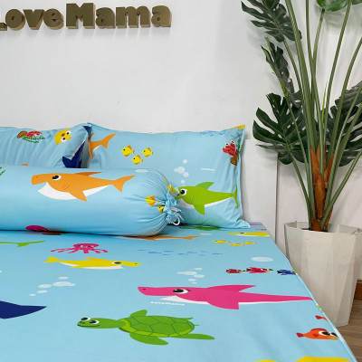 Ga chống thấm Cotton Cao Cấp LoveMama loại 1 chính hãng mềm mại thoáng mát