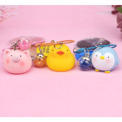 Móc Khóa Animals Cute Vòng Khóa Kim Tuyến - Art House