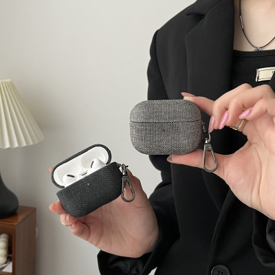 Ốp Vải Jean cho Airpods 3 / Airpods Pro 2 / Airpods 4 - Hàng Chính Hãng