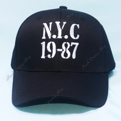Mũ lưỡi trai nam nữ N.Y.C 1987 cao cấp, chất vải bền đẹp, khóa kim loại cứng cáp - Hạnh Dương