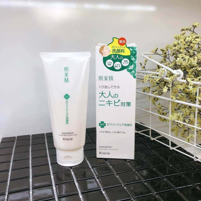 Sữa Rửa Mặt Ngăn Ngừa Mụn Kracie Hadabisei Facial Wash Acne Care (110G)
