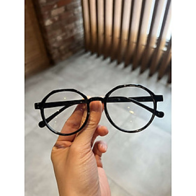 Kính Mắt tròn gọng nhựa nhẹ cho nam nữ