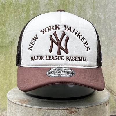 Mũ lưỡi trai, nón kết NY Yankees vải kaki phối lưới phong cách thời trang đường phố