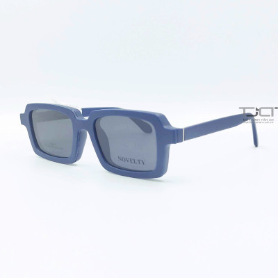 GỌNG KÍNH CLIPON PHOM VUÔNG 3D UNISEX THỜI TRANG, CHÍNH HÃNG NOVELTY N22006 