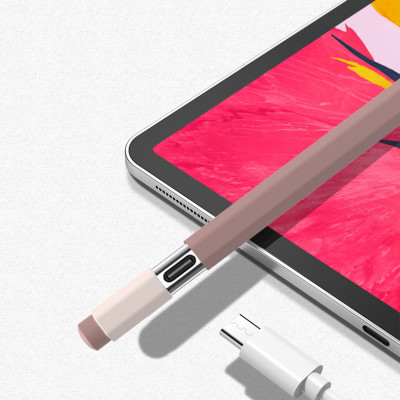 Ốp silicon bảo vệ Apple Pencil USB-C kiểu bút chì kim - Hàng Chính Hãng