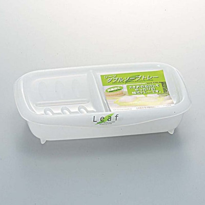 Khay nhựa đựng xà bông cao cấp Leaf - Nội địa Nhật