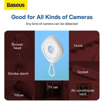 Máy dò hồng ngoại Baseus Heyo Camera Detector FMHY phát hiện camera - hàng chính hãng