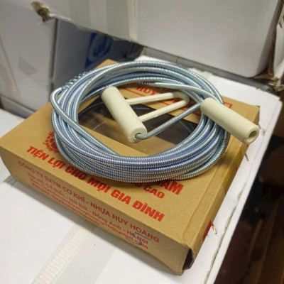 Cuộn Dây Lò Xo Thông Tắc Cống, Nhà Vệ Sinh 5m 10m – Xử Lý Nghẹt Hiệu Quả Do Dầu Mỡ, Cơm Thừa