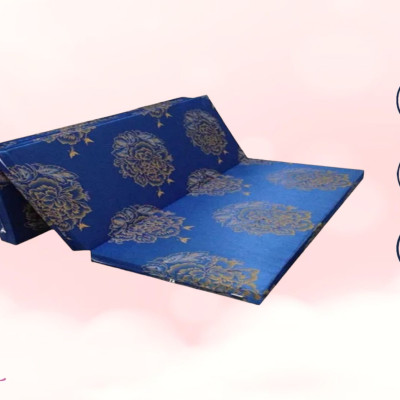 Nệm PE Hàn Quốc Cao Cấp Gấp 3 Dày 3cm - 5cm - 9cm Đủ Size Giao Màu Ngẫu Nhiên